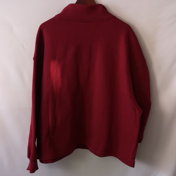 New With Tags Women's Old Navy Red Sweatshirt Size 3X w Front Pocket - Picture 6 of 7